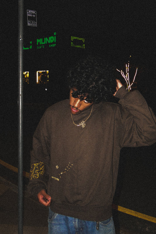 golden branches crewneck